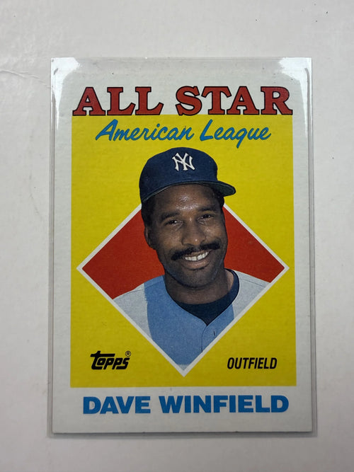 Front of Card 1988 Topps Al Star game #392 Dave Winfield New York Yankees - Polish Kings Auto Detail & Customs