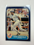 1986 Fleer #121 Dave Winfield New York Yankees