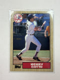 1987 Topps #174 Henry Cotto New York Yankees
