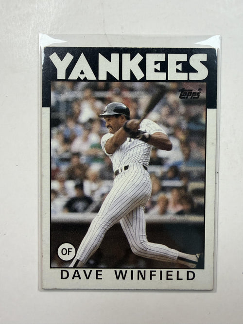 Front of Card 1986 Topps #70 Dave Winfield New York Yankees - Polish Kings Auto Detail & Customs