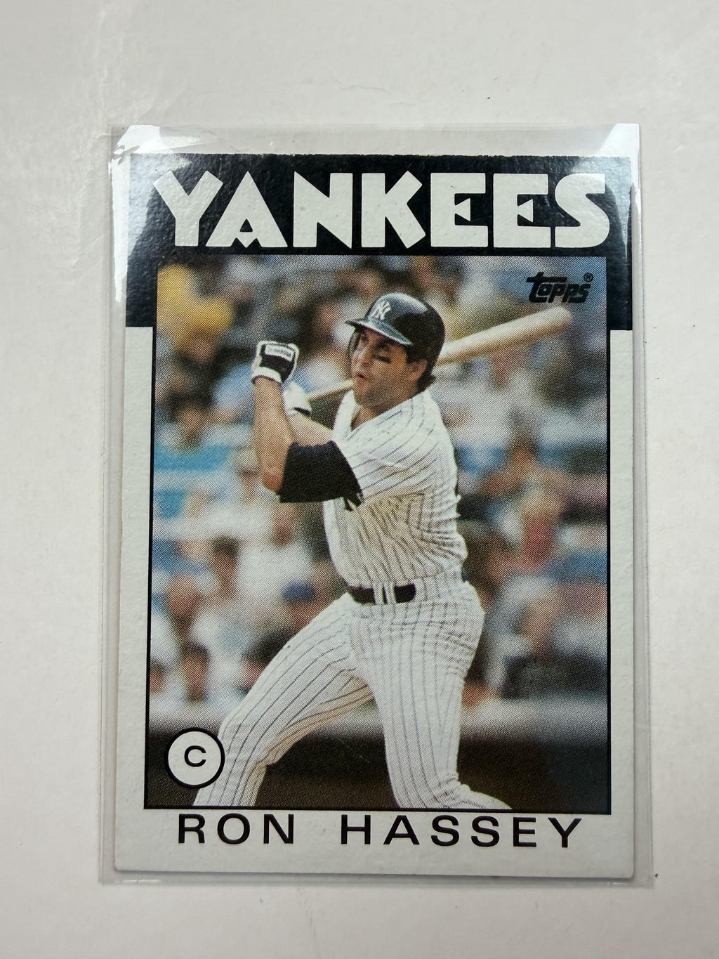1986 Topps #157 Ron Hassey New York Yankees