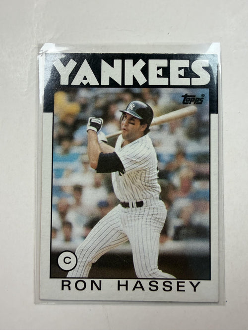 Front of Card 1986 Topps #157 Ron Hassey New York Yankees - Polish Kings Auto Detail & Customs