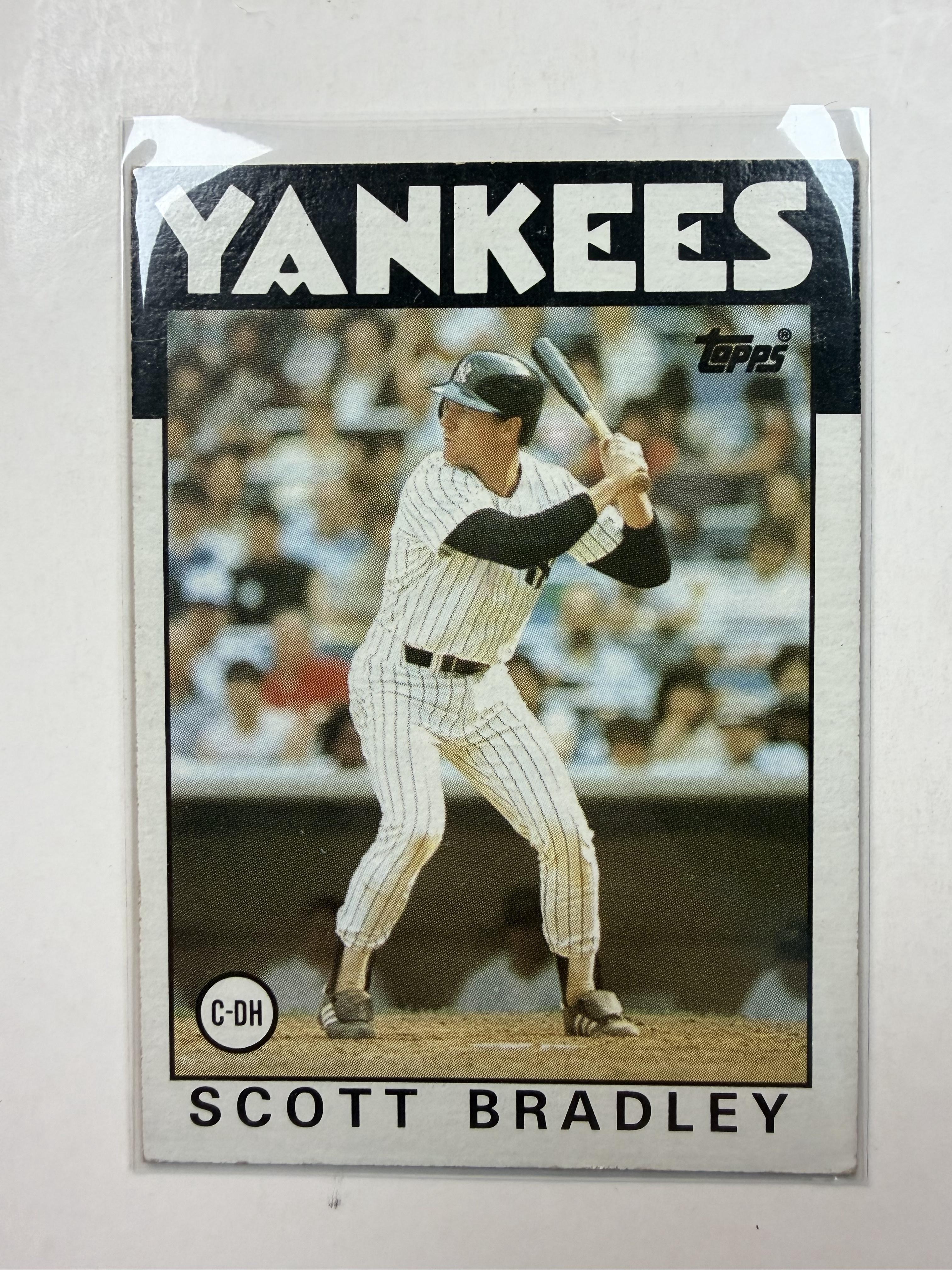 1986 Topps #481 Scott Bradley New York Yankees