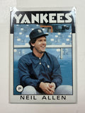 1986 Topps #663 Neil Allen New York Yankees