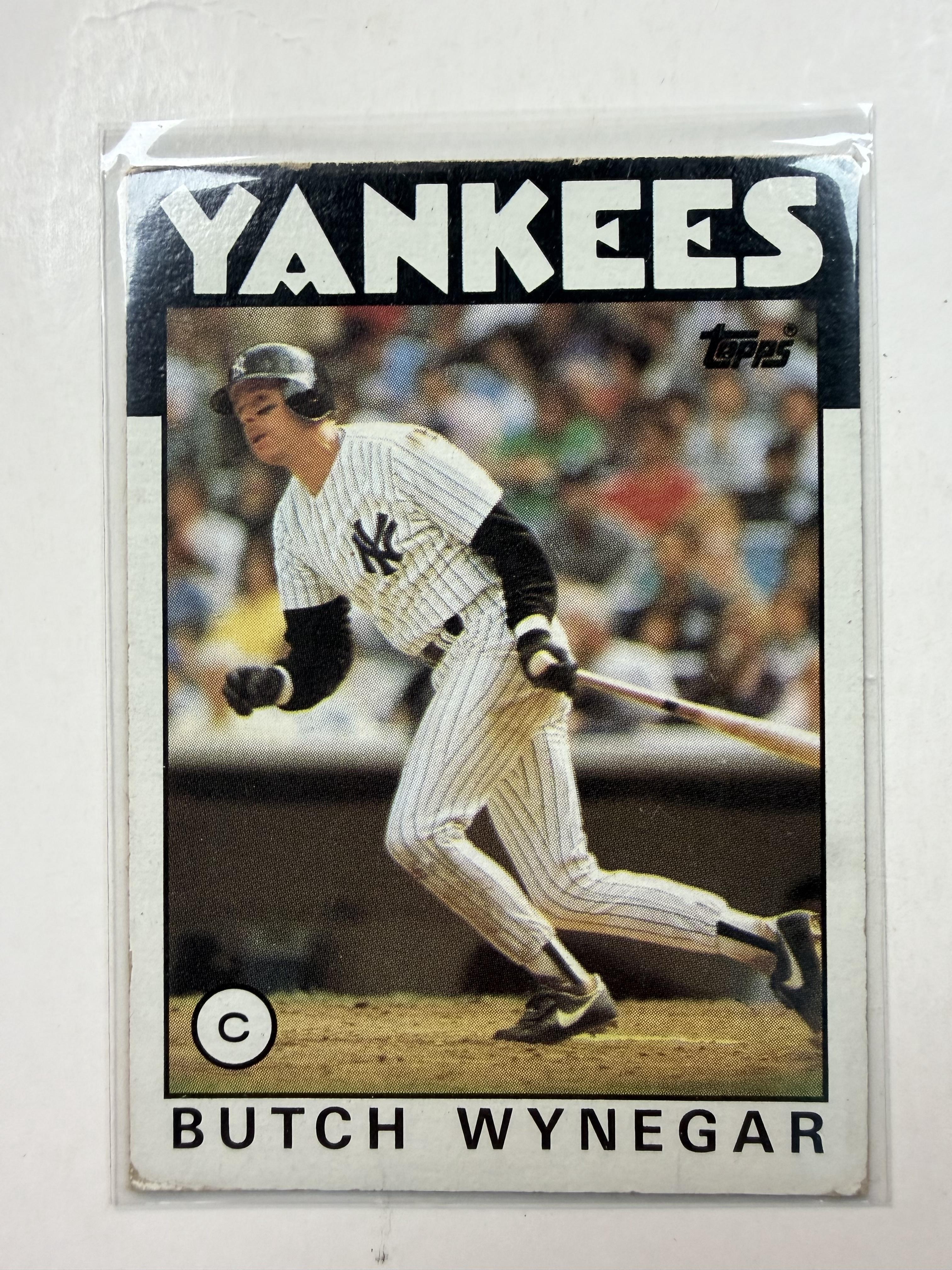 1986 Topps #235 Butch Wynegar New York Yankees