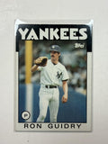 1986 Topps #610 Ron Guidry New York Yankees