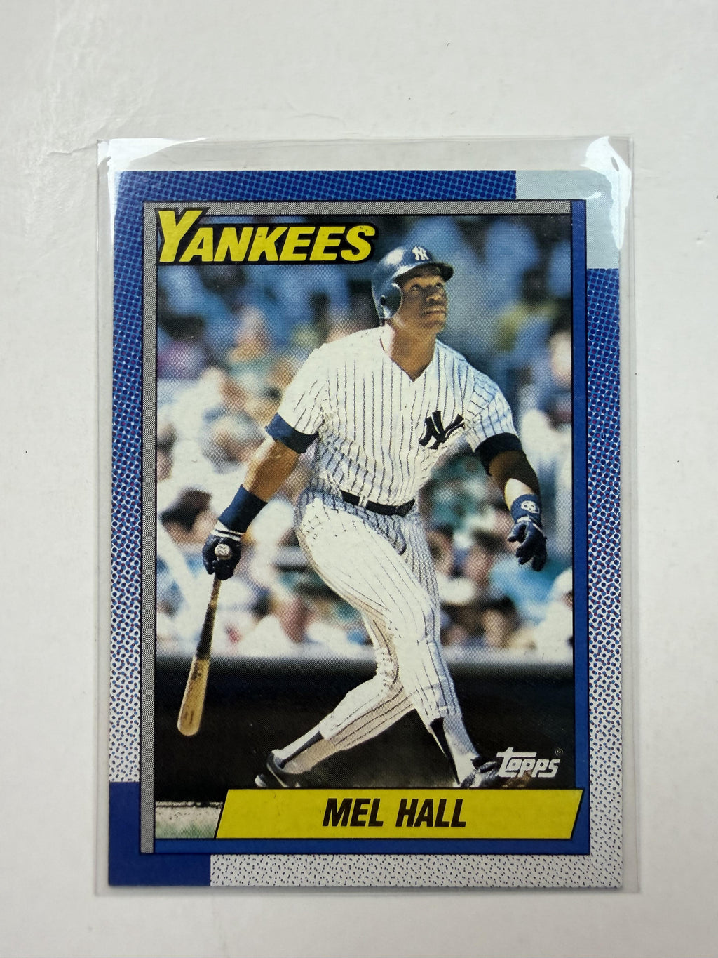 1990 Topps #436 Mel Hall New York Yankees