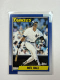 1990 Topps #436 Mel Hall New York Yankees