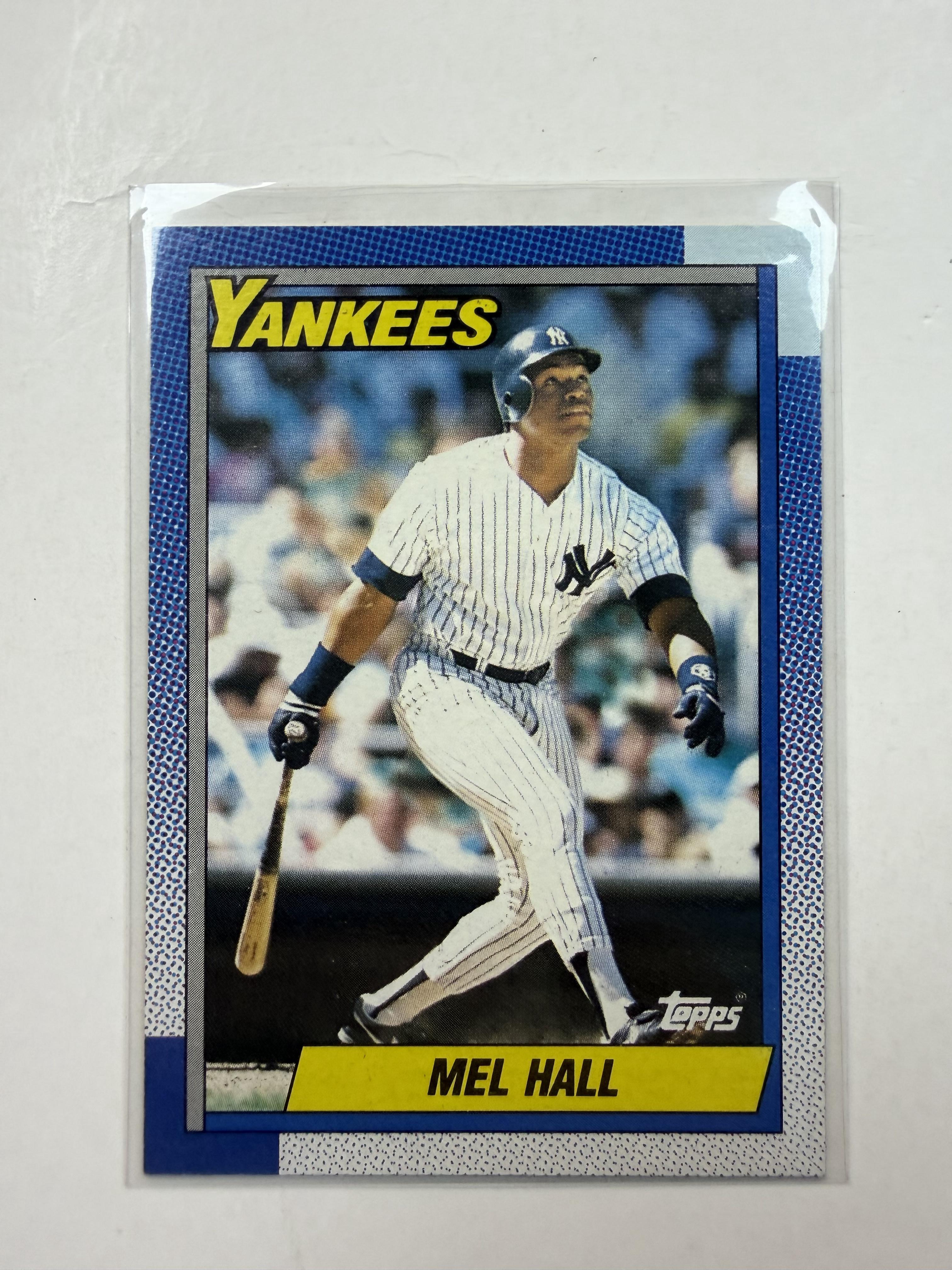1990 Topps #436 Mel Hall New York Yankees