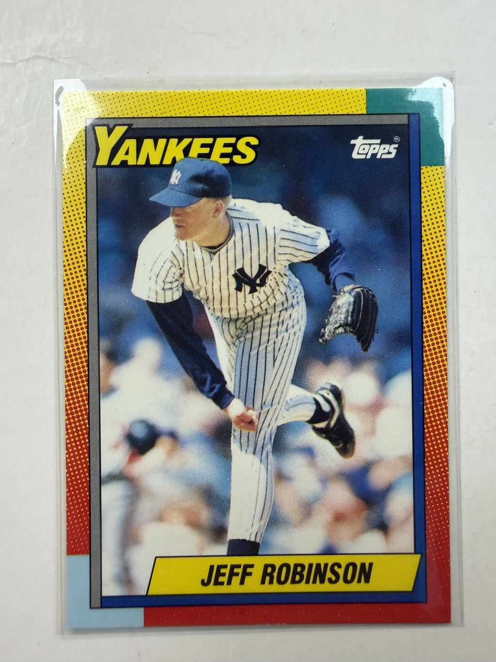 1990 Topps Traded #103T Jeff Robinson New York Yankees