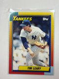 1990 Topps Traded #58T Tim Leary