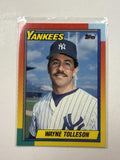 1990 Topps Traded #123T Wayne Tolleson