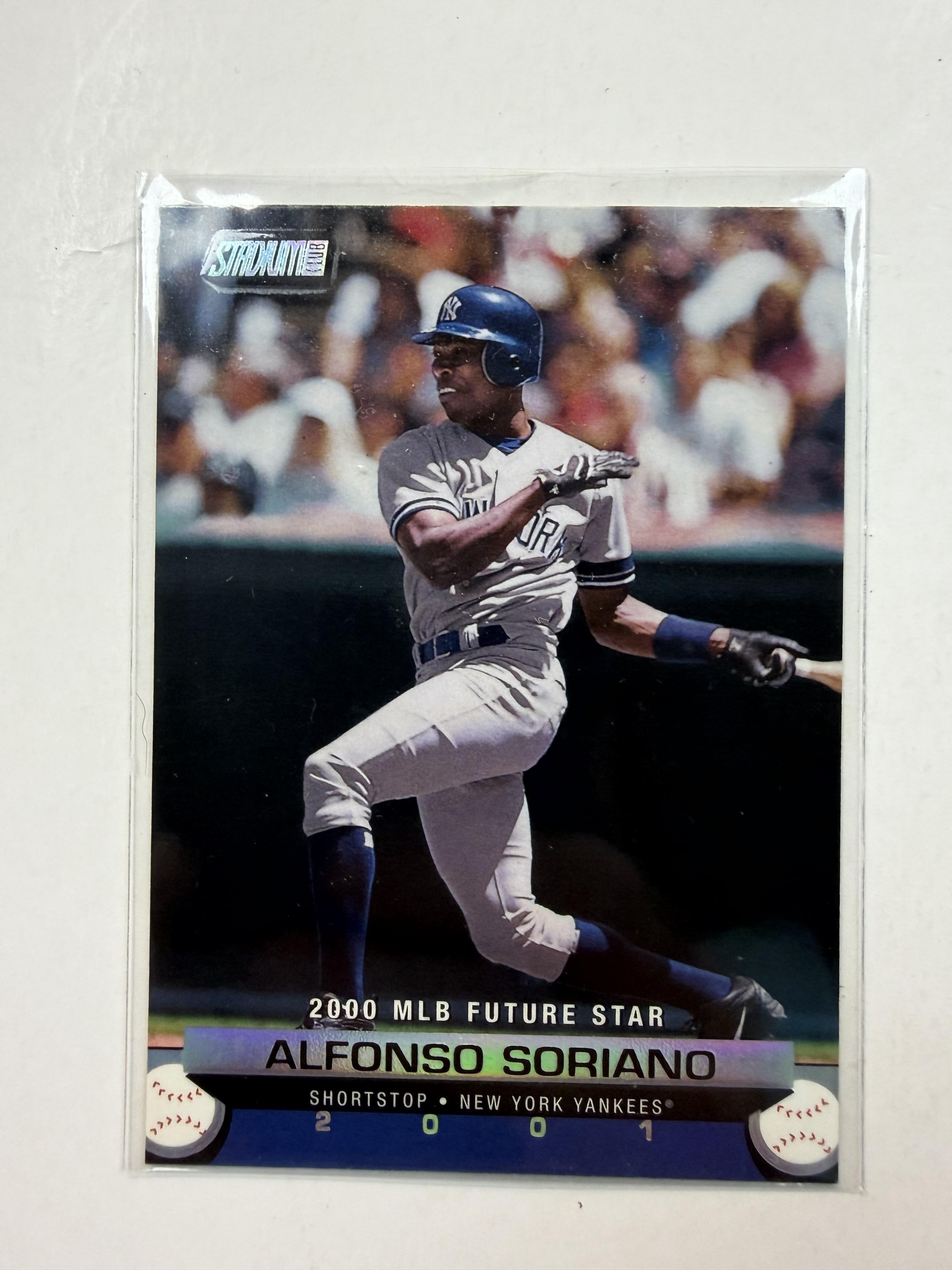 2001 Stadium Club #182 Alfonso Soriano