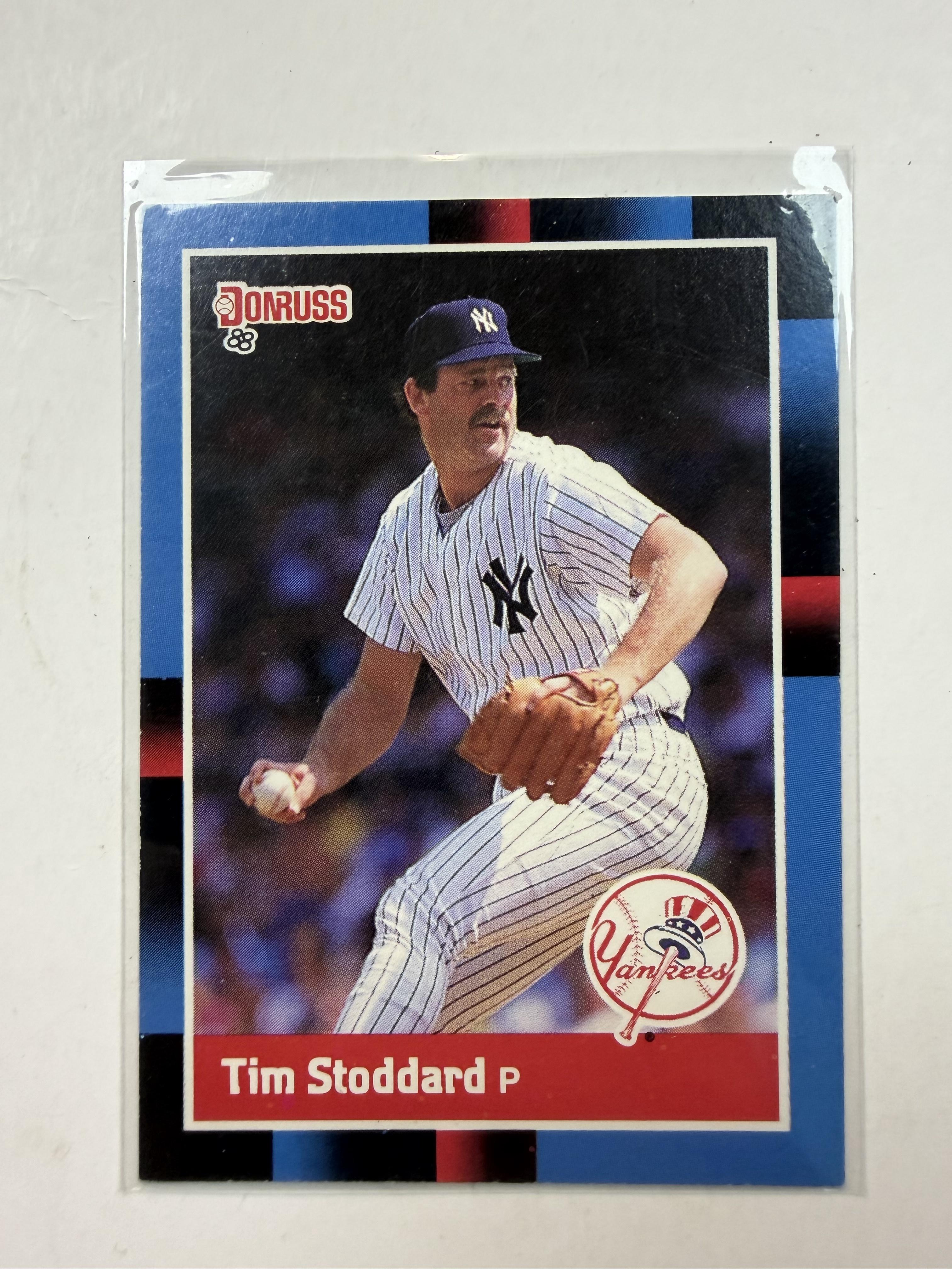 1988 Donruss #497 Tim Stoddard New York Yankees