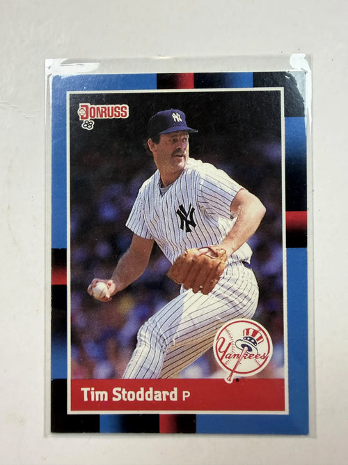 Front of Card 1988 Donruss #497 Tim Stoddard New York Yankees - Polish Kings Auto Detail & Customs