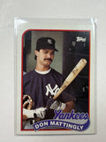 1989 Topps #700 Don Mattingly New York Yankees