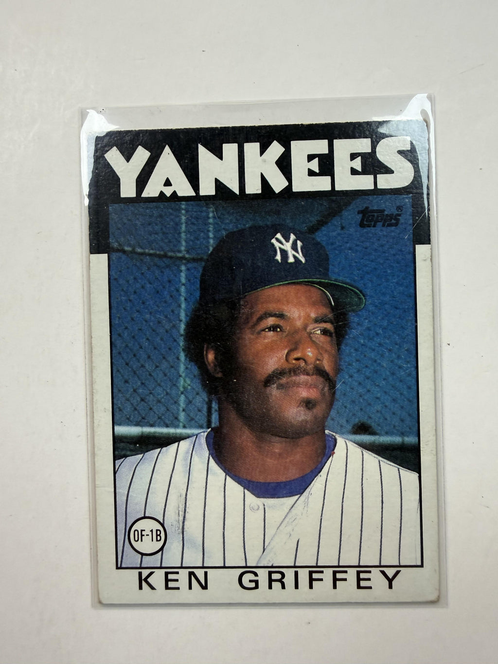 1986 Topps Ken Griffey New York Yankees #40