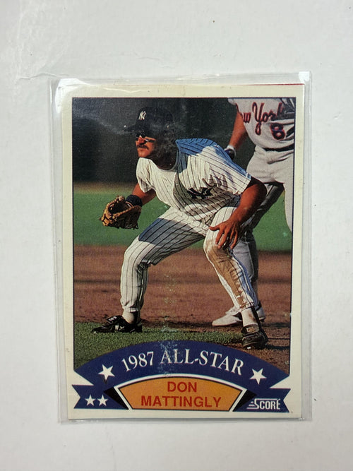 Front of Card 1988 Score #2 Don Mattingly Wax Box Bottom Panels Singles - Polish Kings Auto Detail & Customs