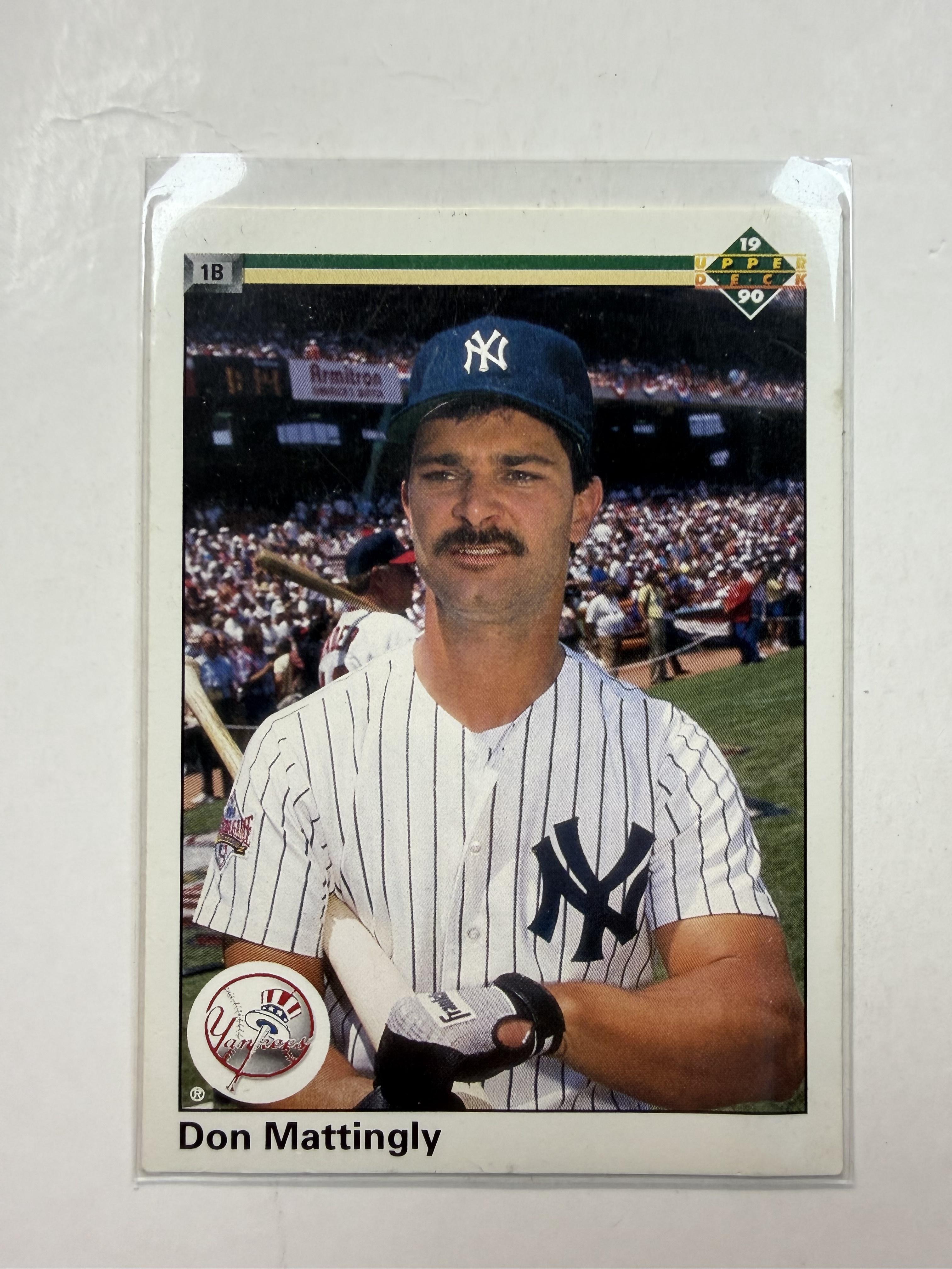 1990 Upper Deck #191b Don Mattingly New York Yankees