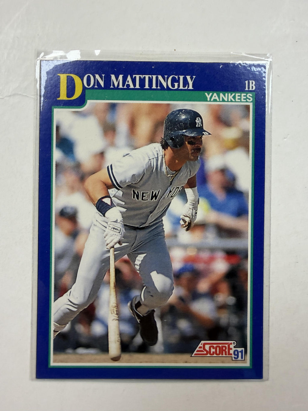 1991 Score #23 Don Mattingly New York Yankees