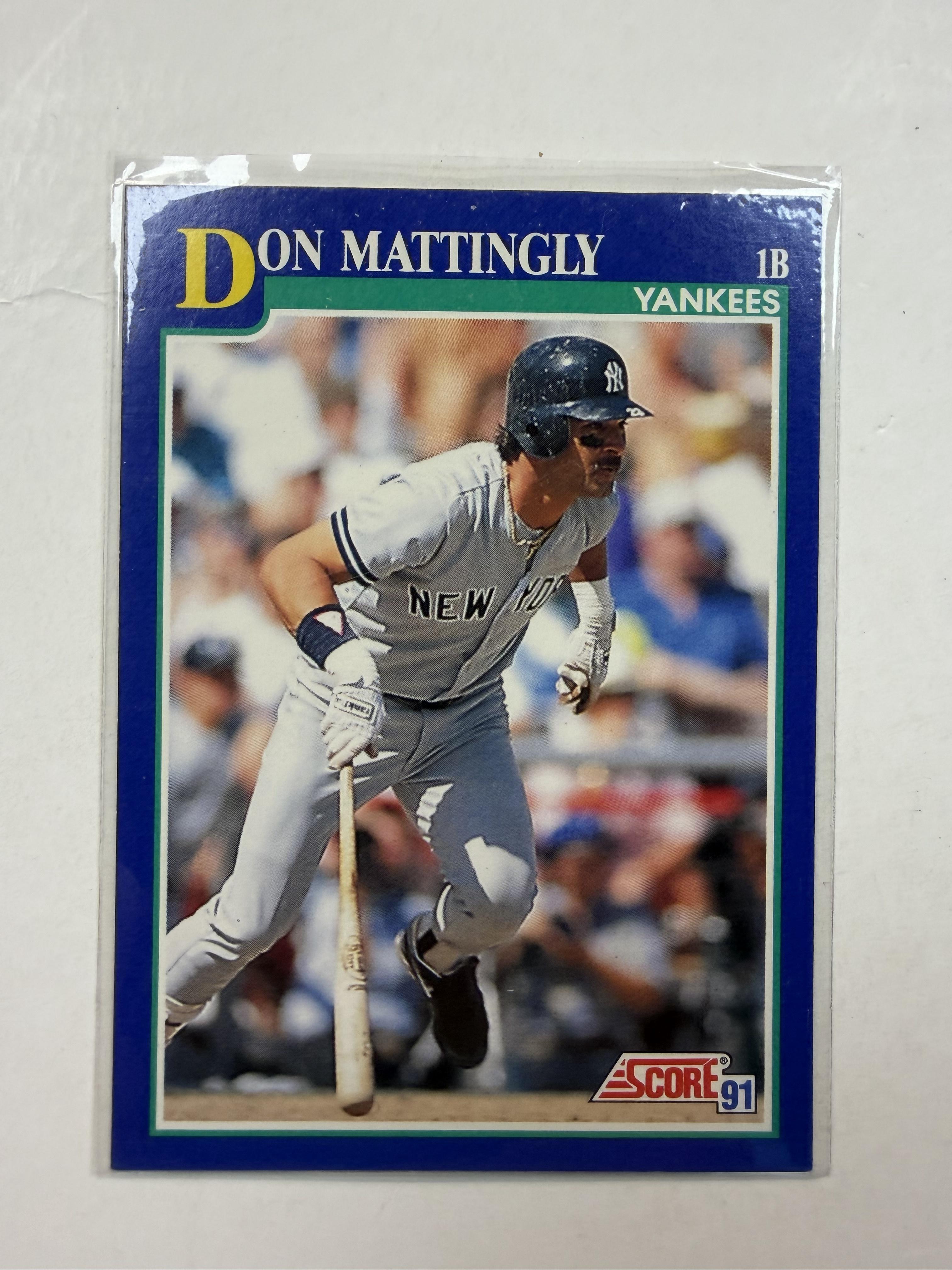 1991 Score #23 Don Mattingly New York Yankees