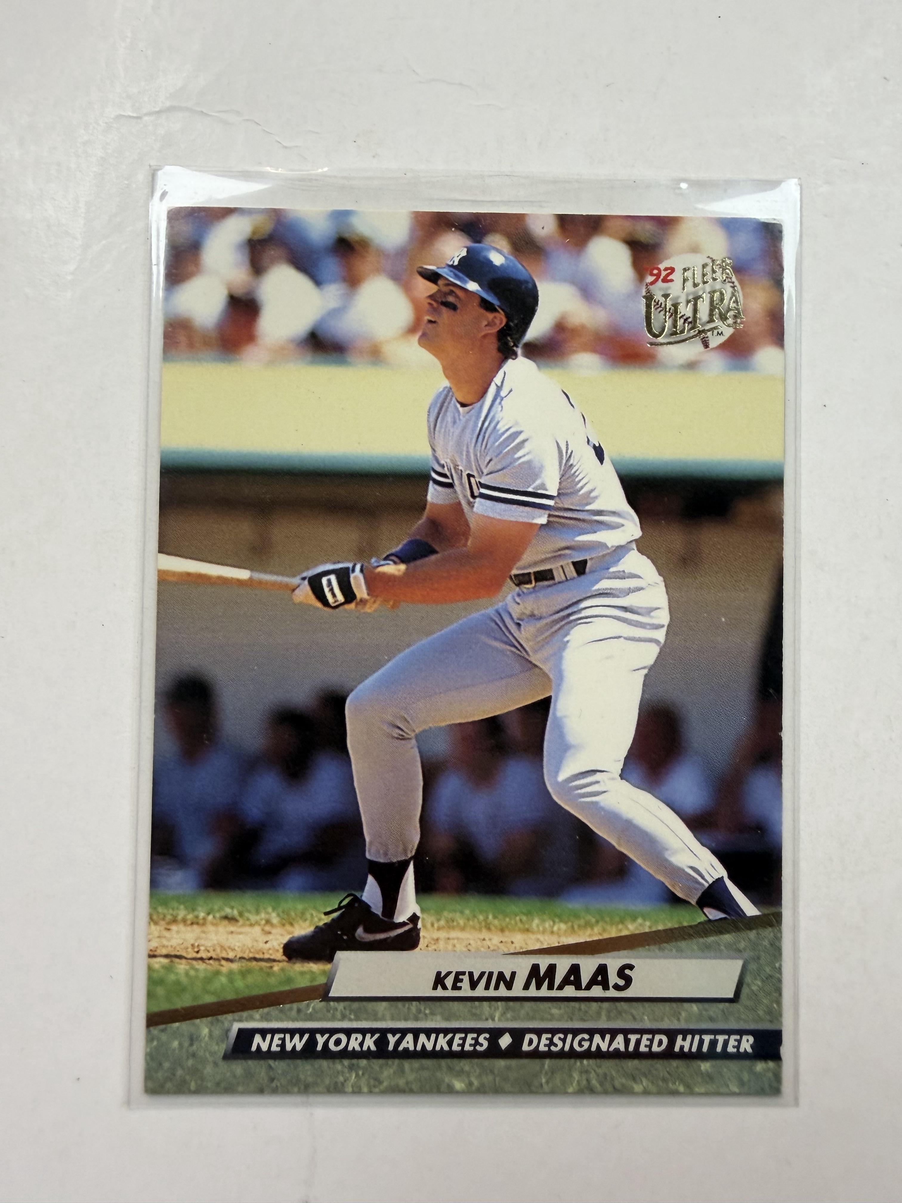 1992 Fleer Ultra #104 Kevin Maas New York Yankees
