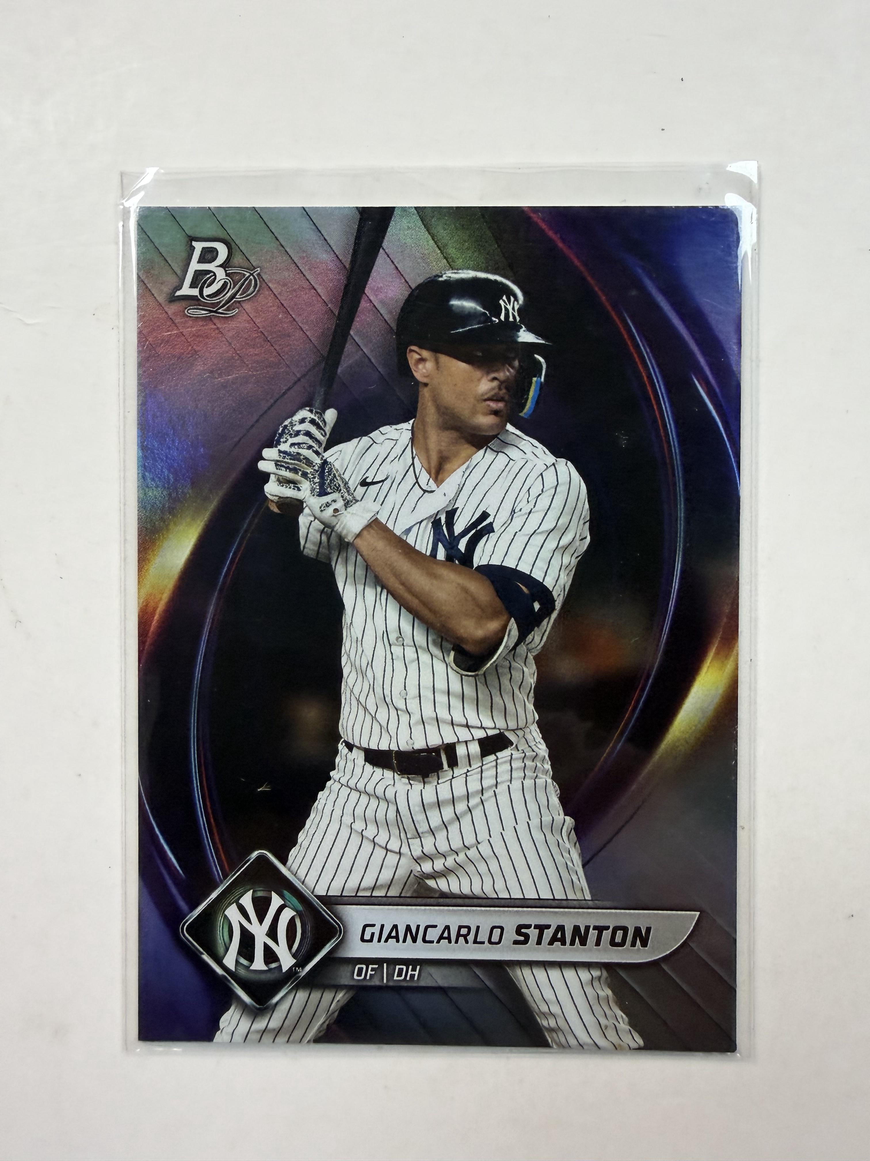 2022 Bowman Platinum #61 Giancarlo Stanton New York Yankees