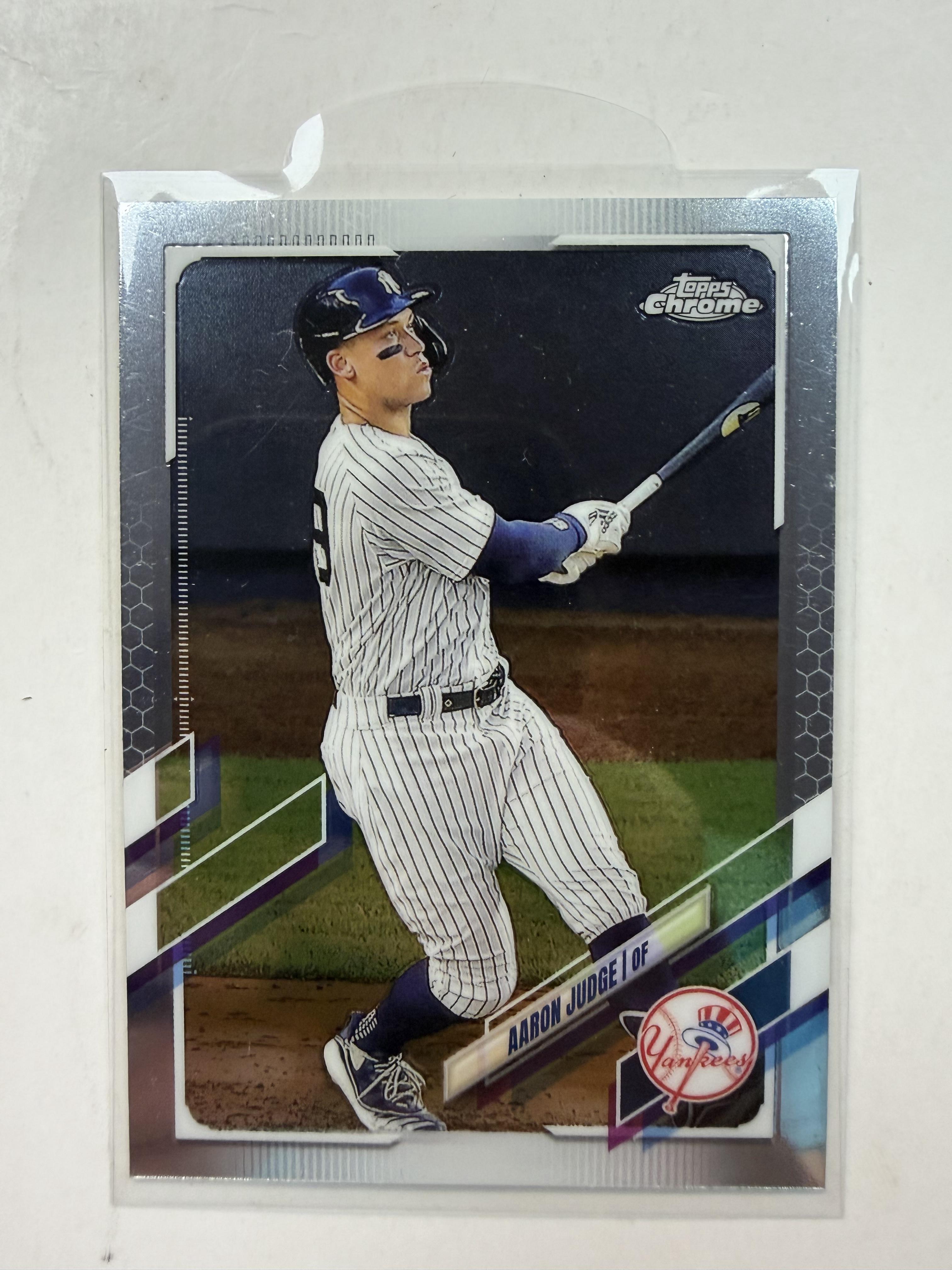 2021 Topps Chrome #99 Aaron Judge New York Yankees