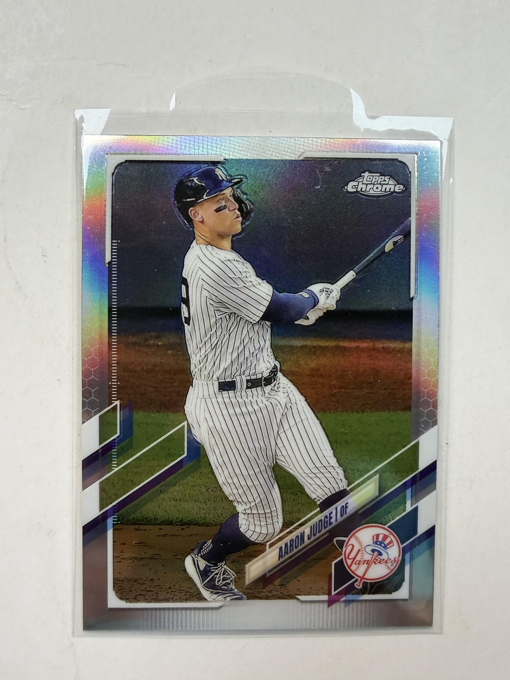 2021 Topps Chrome Silver Refractor #99 Aaron Judge