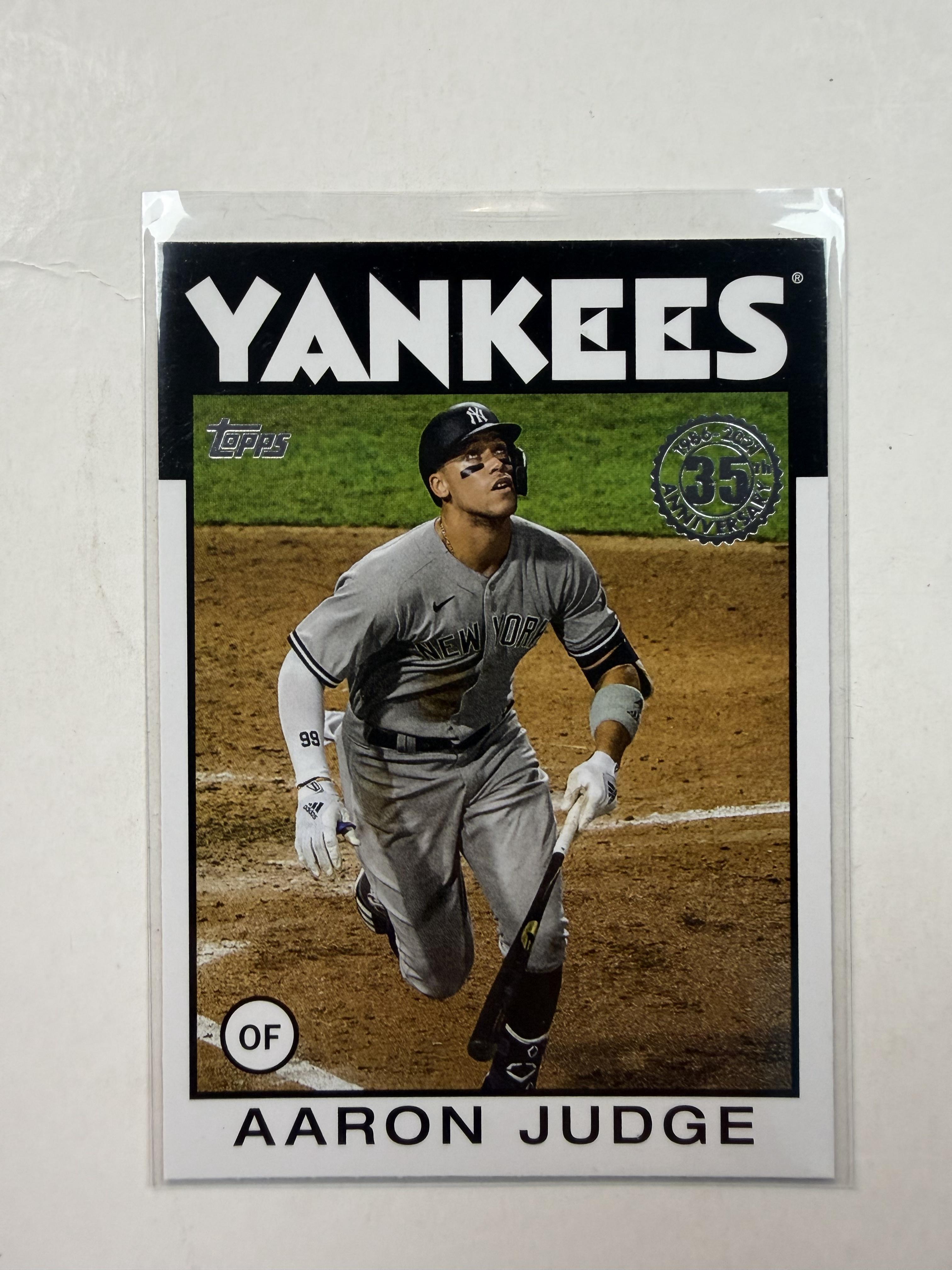 2021 Topps #86B-99 Aaron Judge 1986 Topps Baseball 35th Anniversary (Series 1)