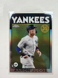 2021 Topps Chrome #86BC-1 Aaron Judge 1986 Topps Baseball 35th Anniv Refractor