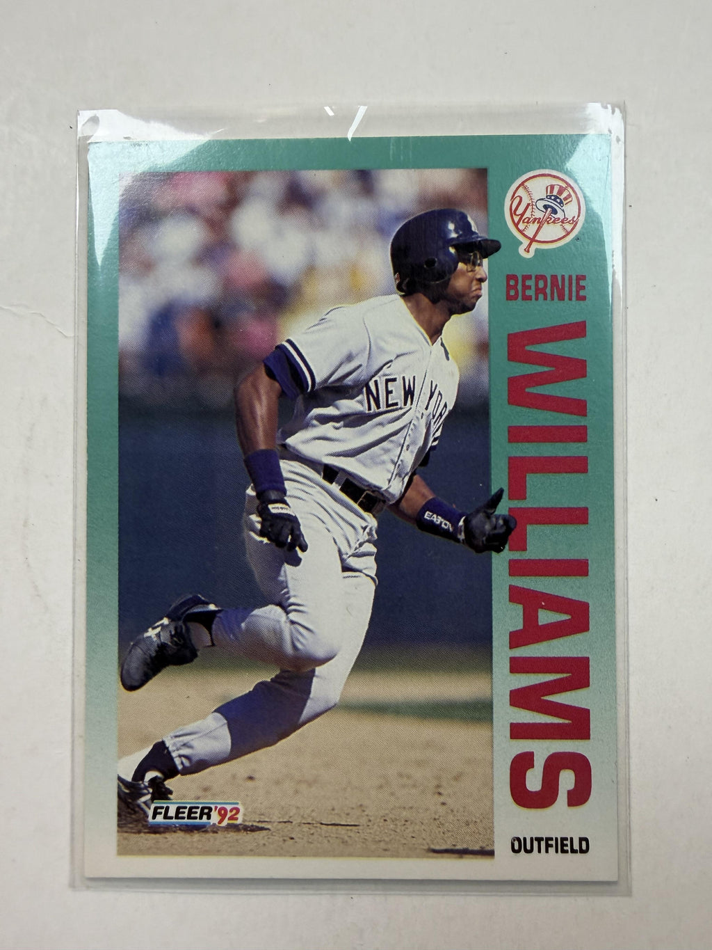 1992 Fleer #247 Bernie Williams New York Yankees