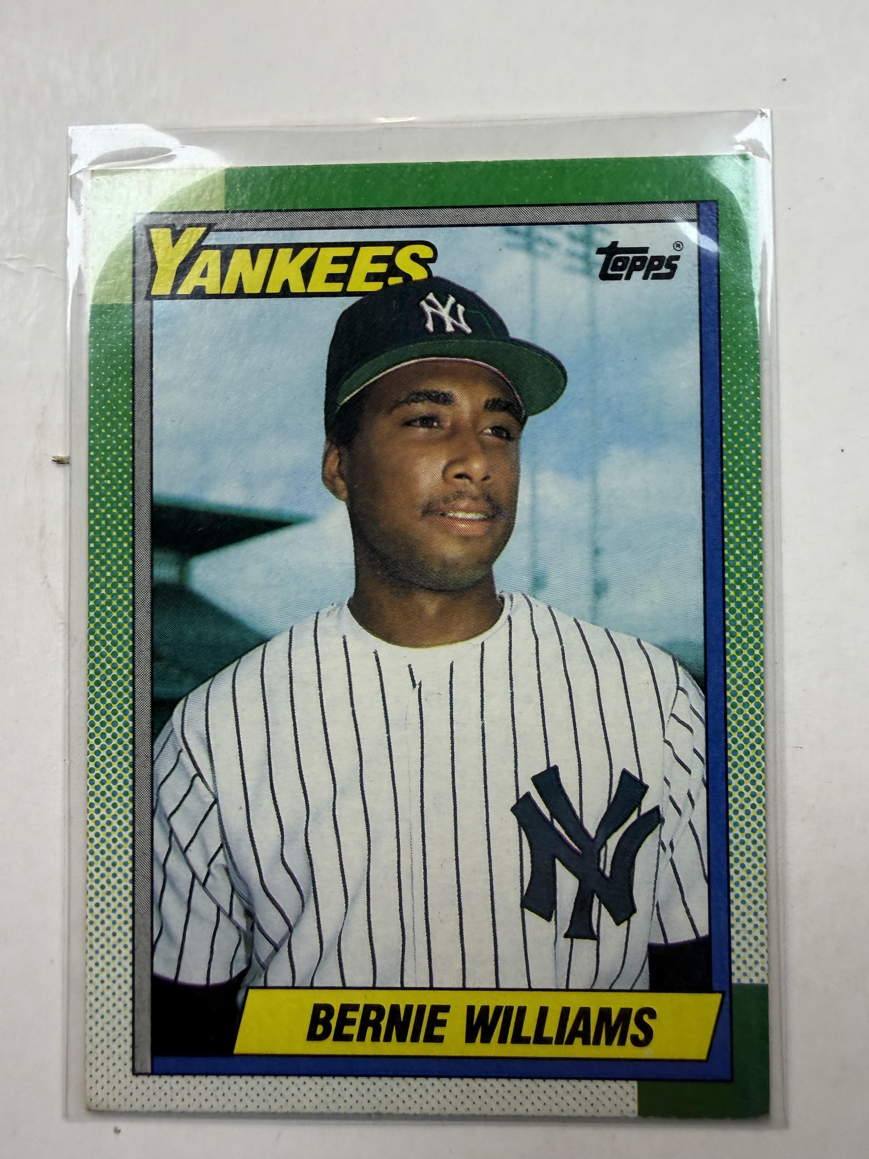 1990 Topps #701 Bernie Williams Rookie Card  New York Yankees