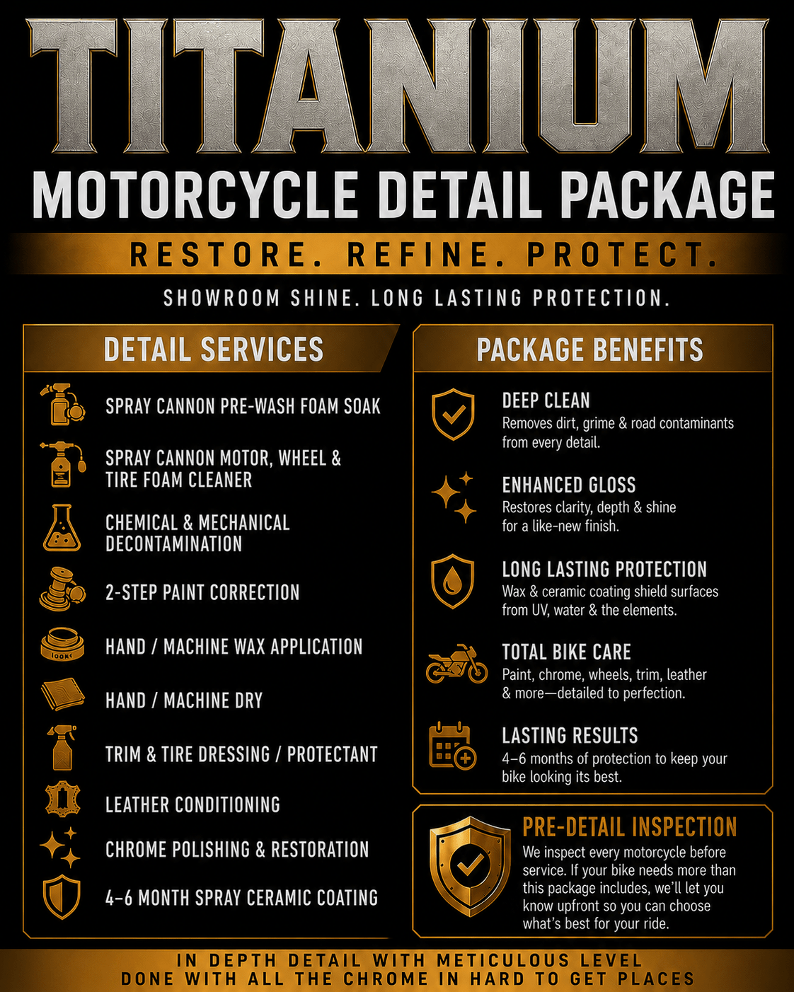 Motorcycle Detail - Polish Kings Auto Detail & Customs