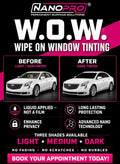 NanoPro W.O.W. (Wipe On Window Tint) - Polish Kings Auto Detail & Customs